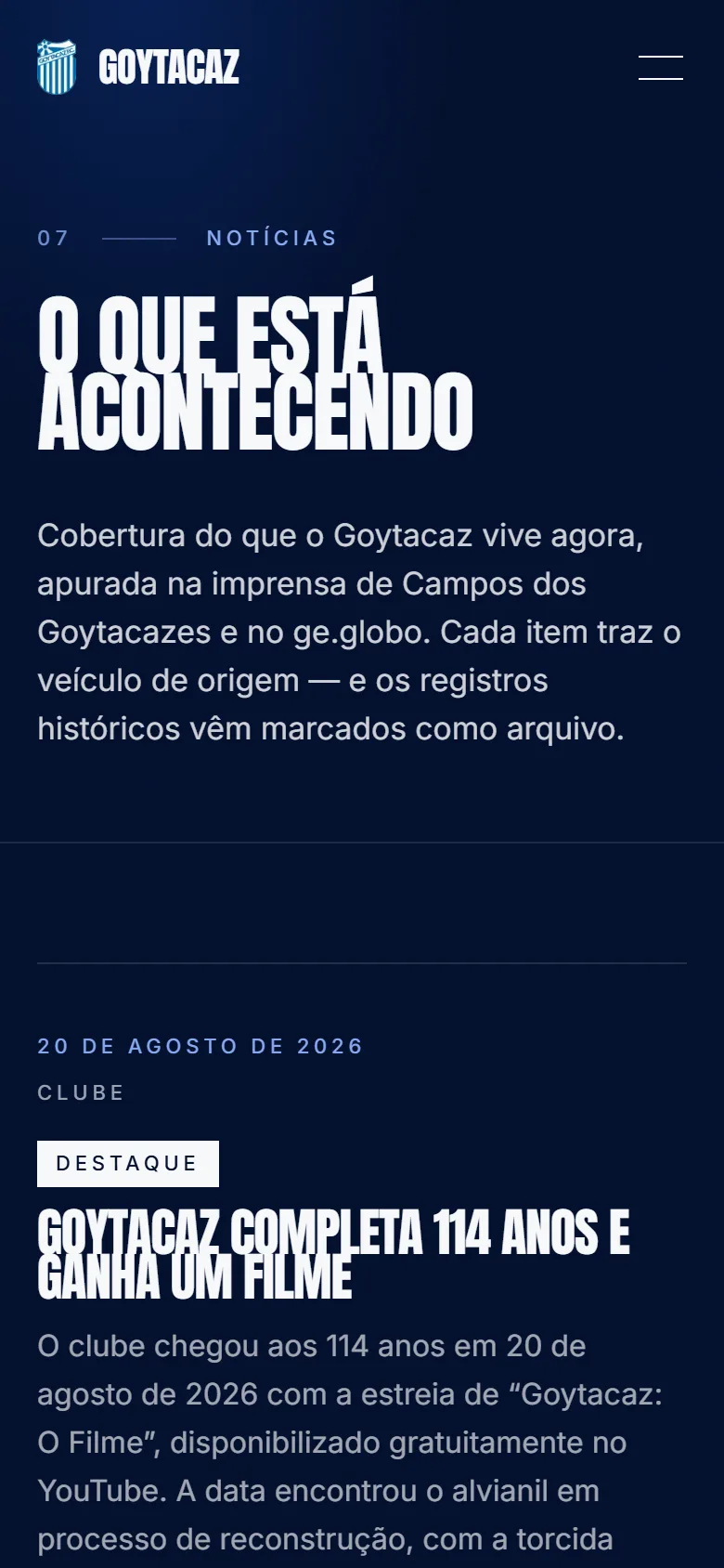 Notícias no celular