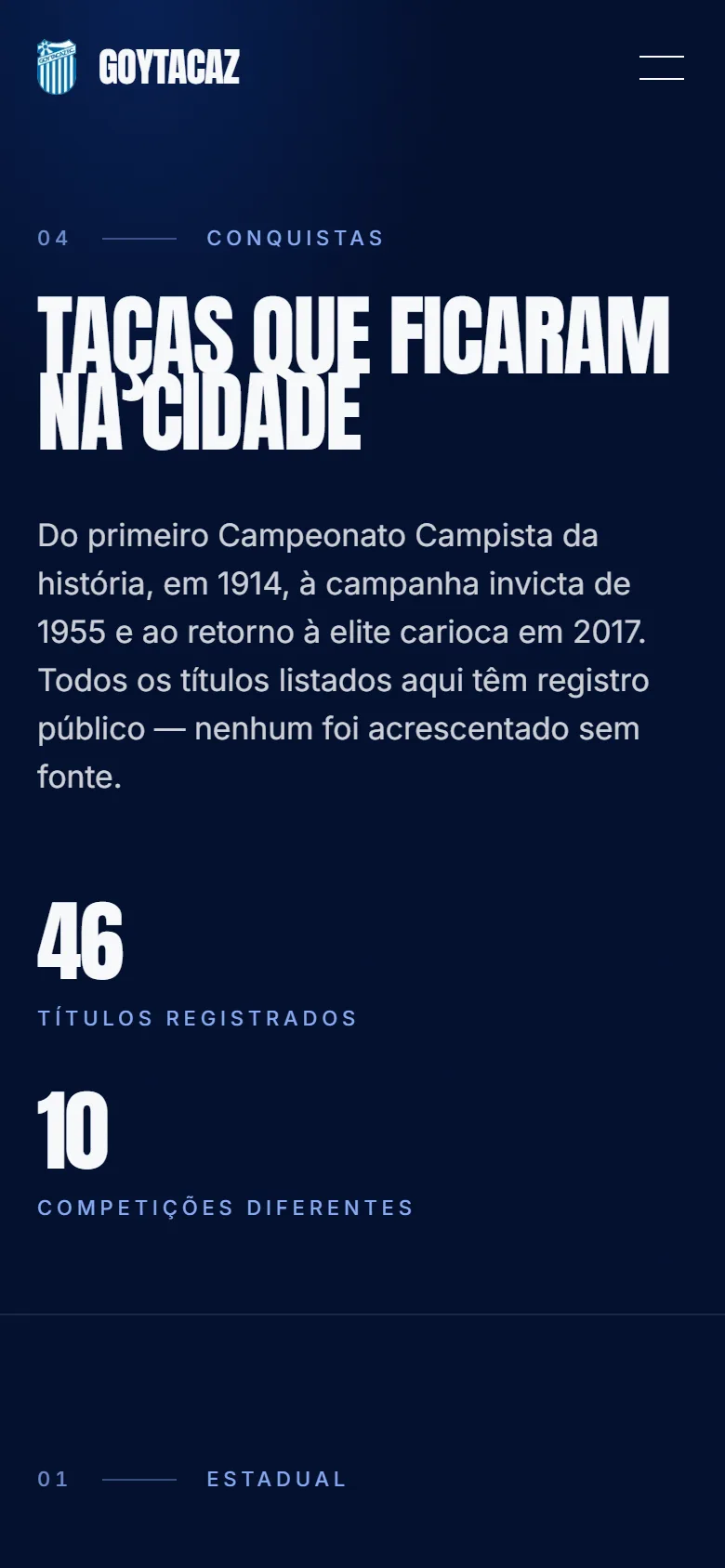 Conquistas no celular